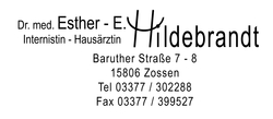 Logo von Internistische Hausarztpraxis Dr. Hildebrandt