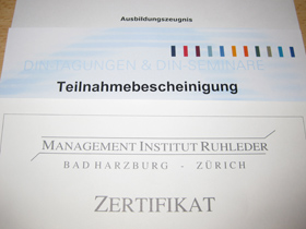 Anlagen der Bewerbung