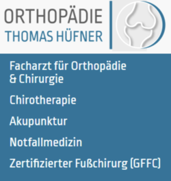 Logo von Orthopädische Praxis Hüfner