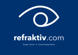 Logo von refraktiv.com – Augen lasern • Linsenimplantation