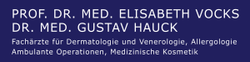 Logo von Dermatologische Gemeinschaftspraxis Prof. Dr. med. Elisabeth Vocks & Dr. Gustav Hauck 