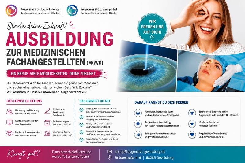 Stellenanzeige Medizinische Fachangestellte (m/w/d)